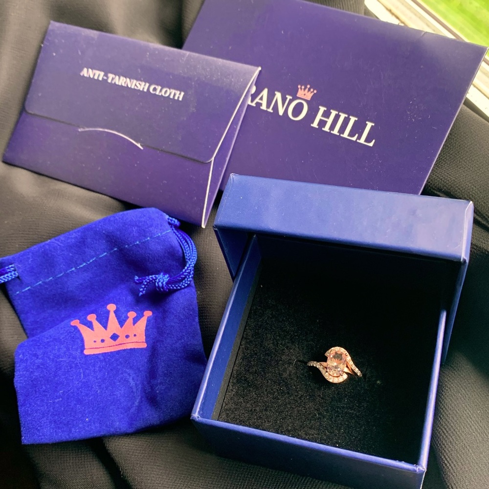Verano hill Majestic Bloom Rose Gold over silver ring
